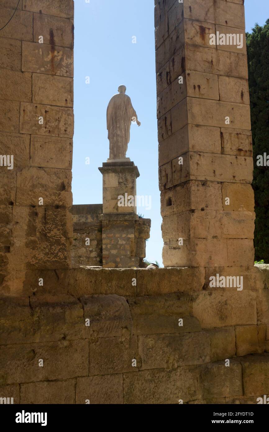 Tarragona, Spanien, 1. März 2020 - Nationales Archäologisches Museum von Tarragona Stockfoto