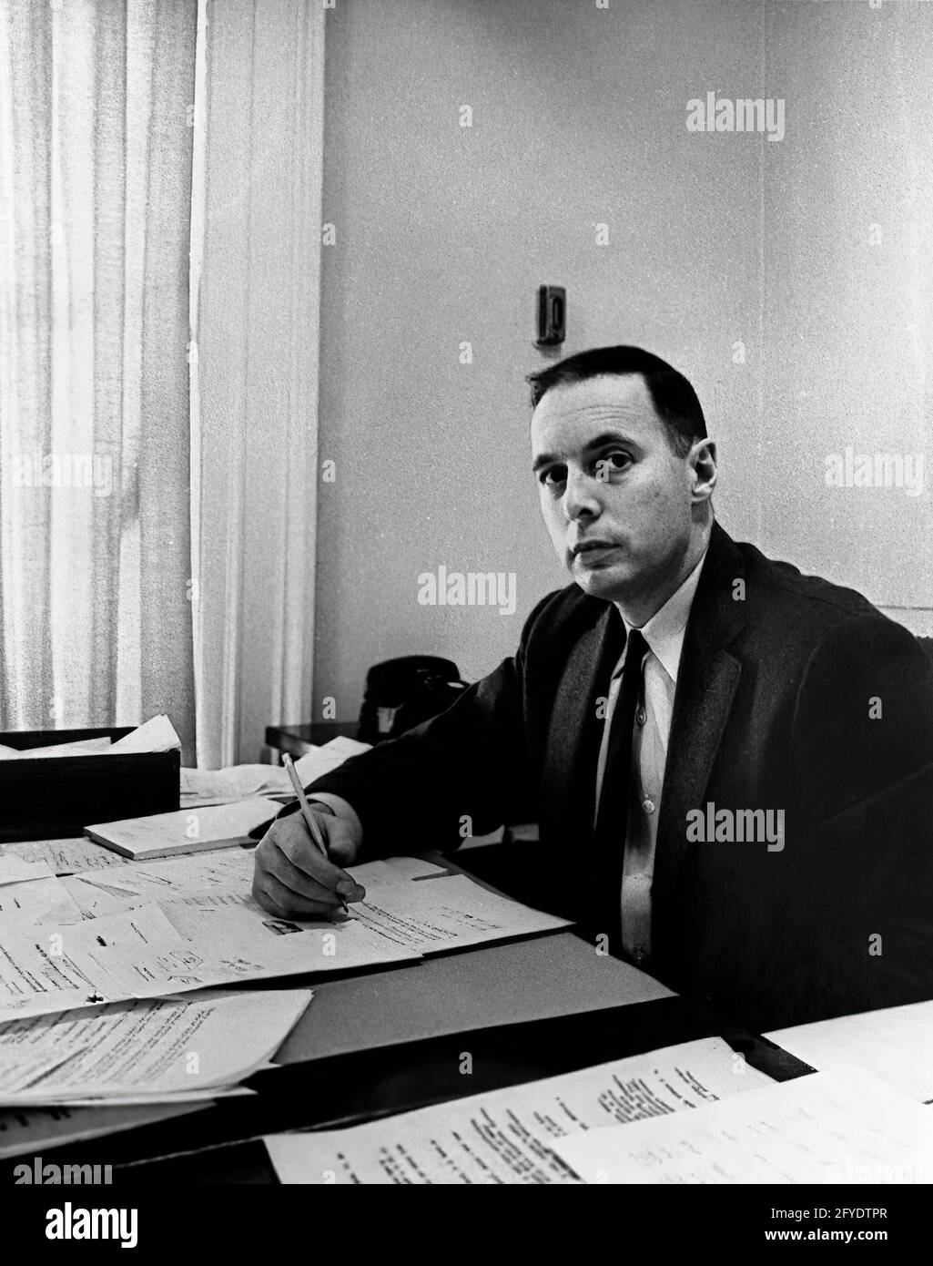 Sonderassistent des Präsidenten Ralph Dungan. White House, Washington, D.C. Stockfoto