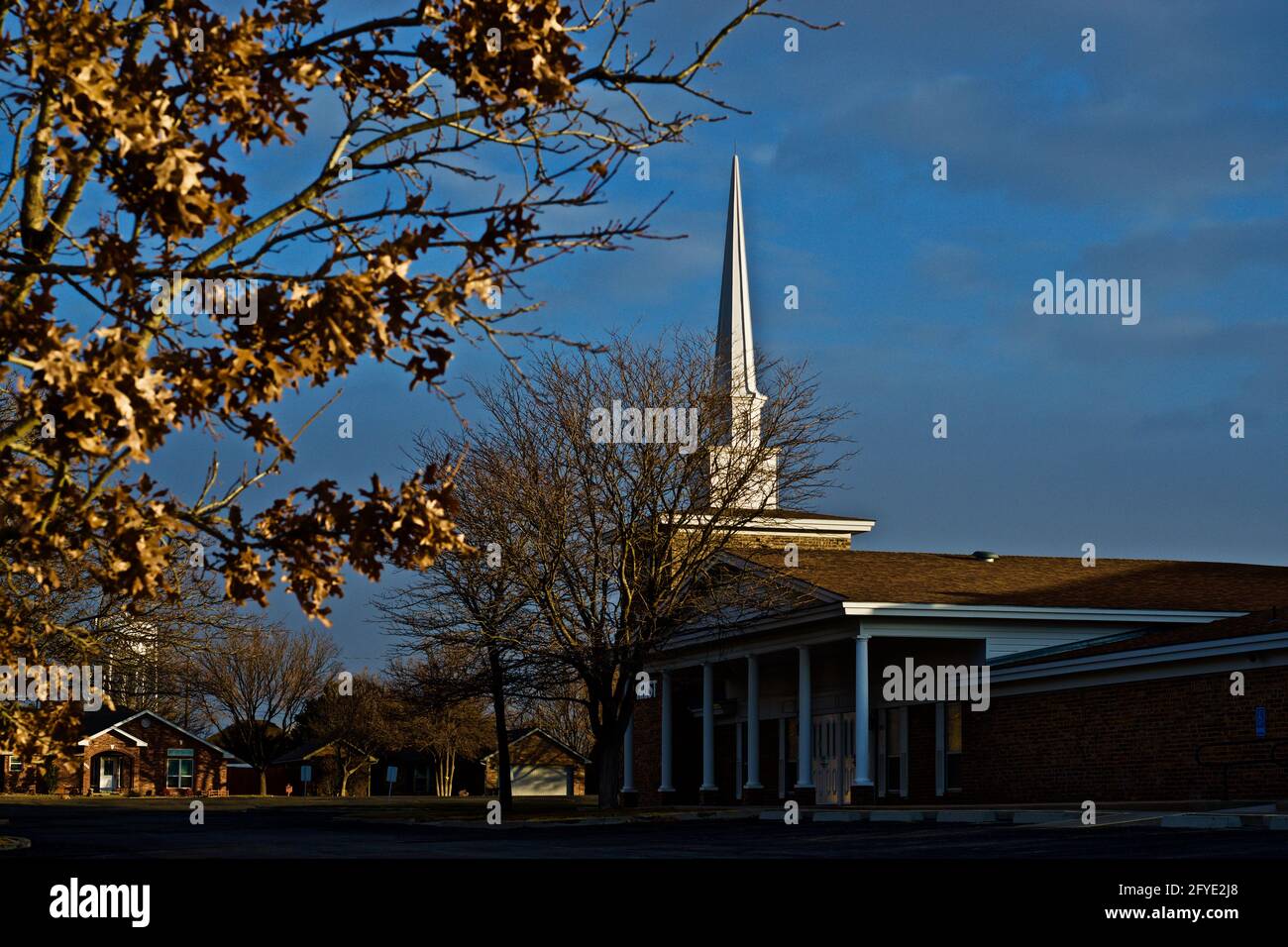 University Church of Christ Building, Canyon, Texas. Stockfoto