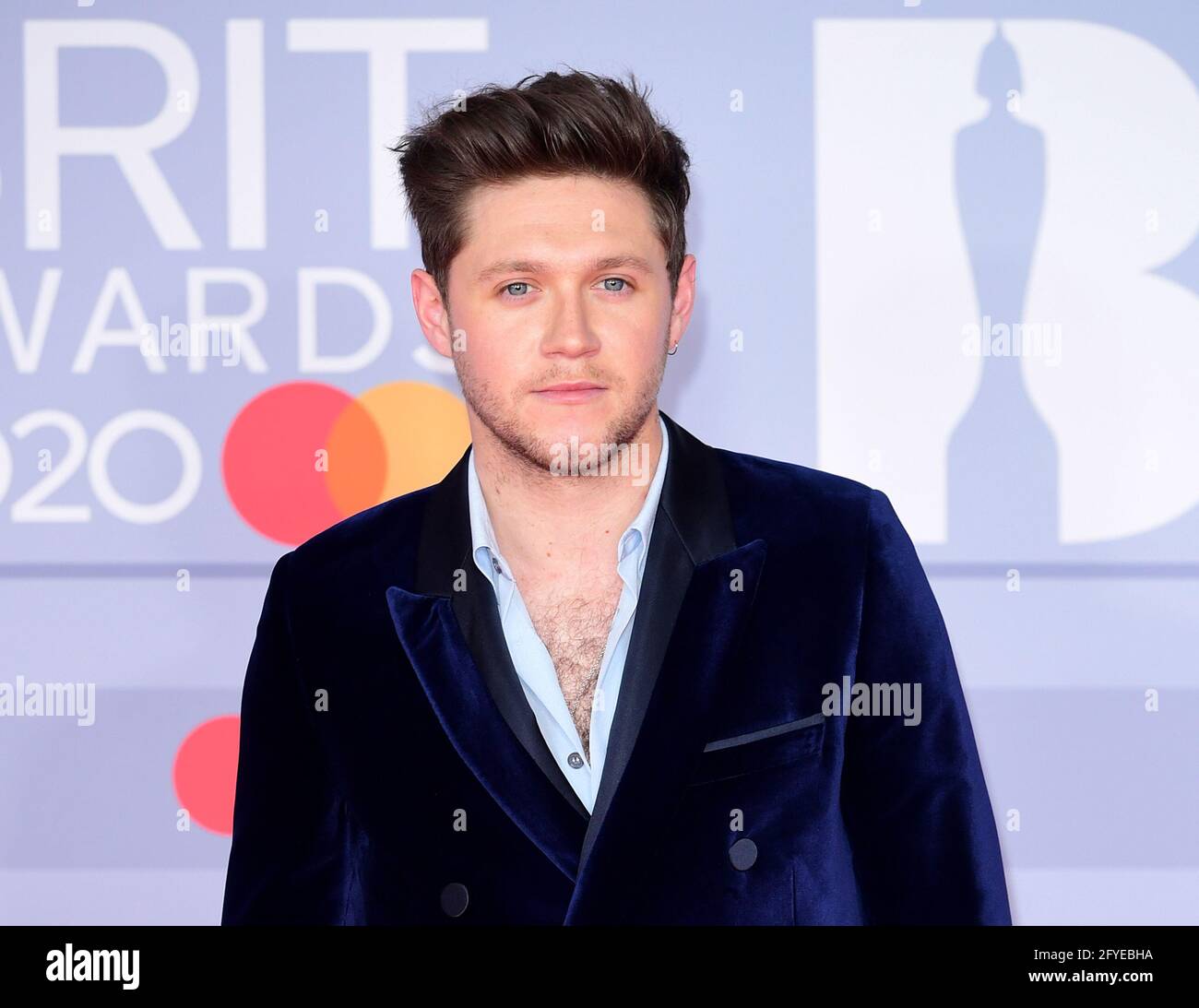Datei-Foto vom 18/02/20 des Musikers Niall Horan, der gesagt hat, dass er für eine Einrichtungswiedervereinigung bereit sein würde, aber nur, wenn 'jeder es tun wollte'. Die Gruppe ??? Horan, Liam Payne, Zayn Malik, Harry Styles und Louis Tomlinson ??? Gegründet auf The X Factor im Juli 2010 und wurde zu einer der erfolgreichsten Boybands aller Zeiten, die mehr als 50 Millionen Platten auf der ganzen Welt verkauften. Ausgabedatum: Freitag, 28. Mai 2021. Stockfoto