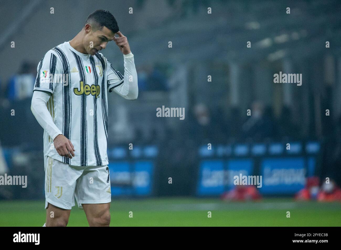 Inter-juventus - Milano 2 febbraio 2021 - Semifinale coppa italia - nella foto: ronaldo cristiano Stockfoto