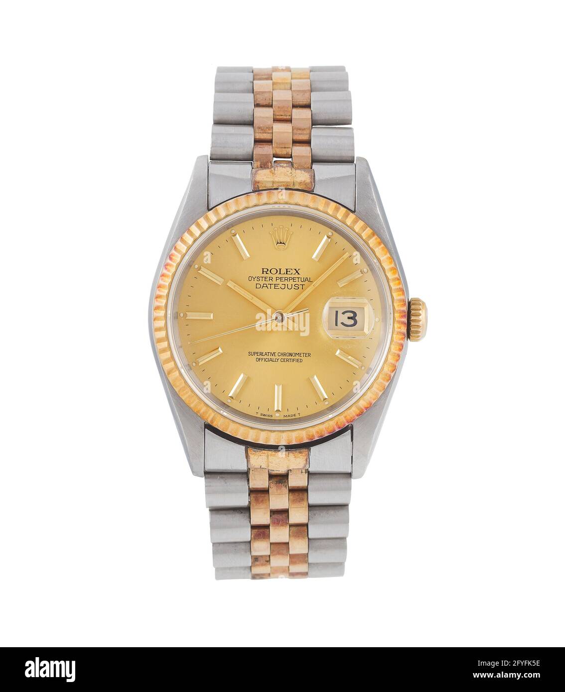 MANILA, PHILIPPINEN - 04. Mai 2015: Teure Luxusuhr isoliert auf weißem Hintergrund Stockfoto