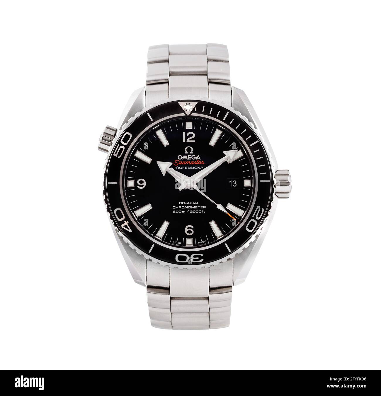 MANILA, PHILIPPINEN - 04. Mai 2015: Teure Luxusuhr isoliert auf weißem Hintergrund Stockfoto