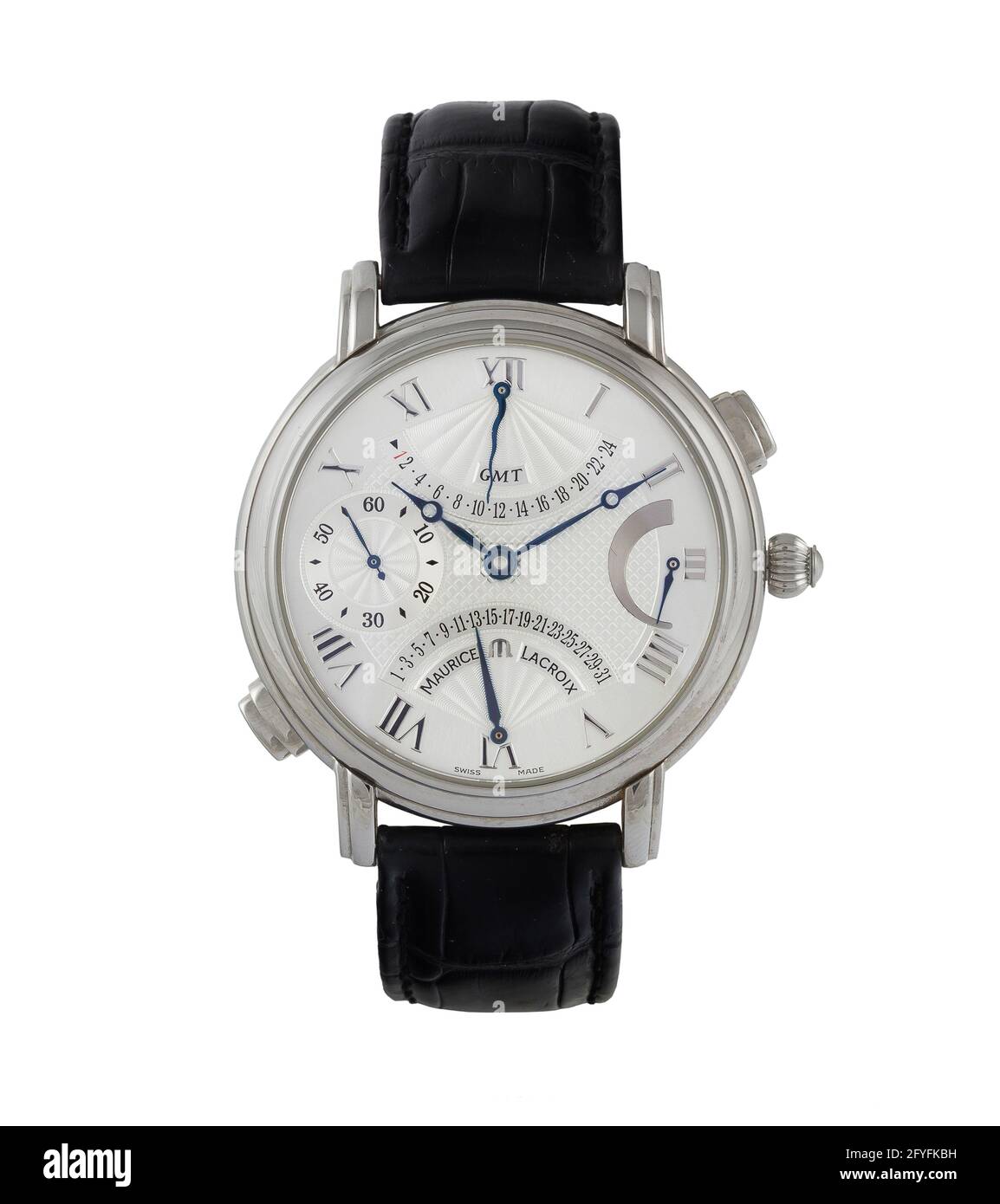 MANILA, PHILIPPINEN - 04. Mai 2015: Teure Luxusuhr isoliert auf weißem Hintergrund Stockfoto