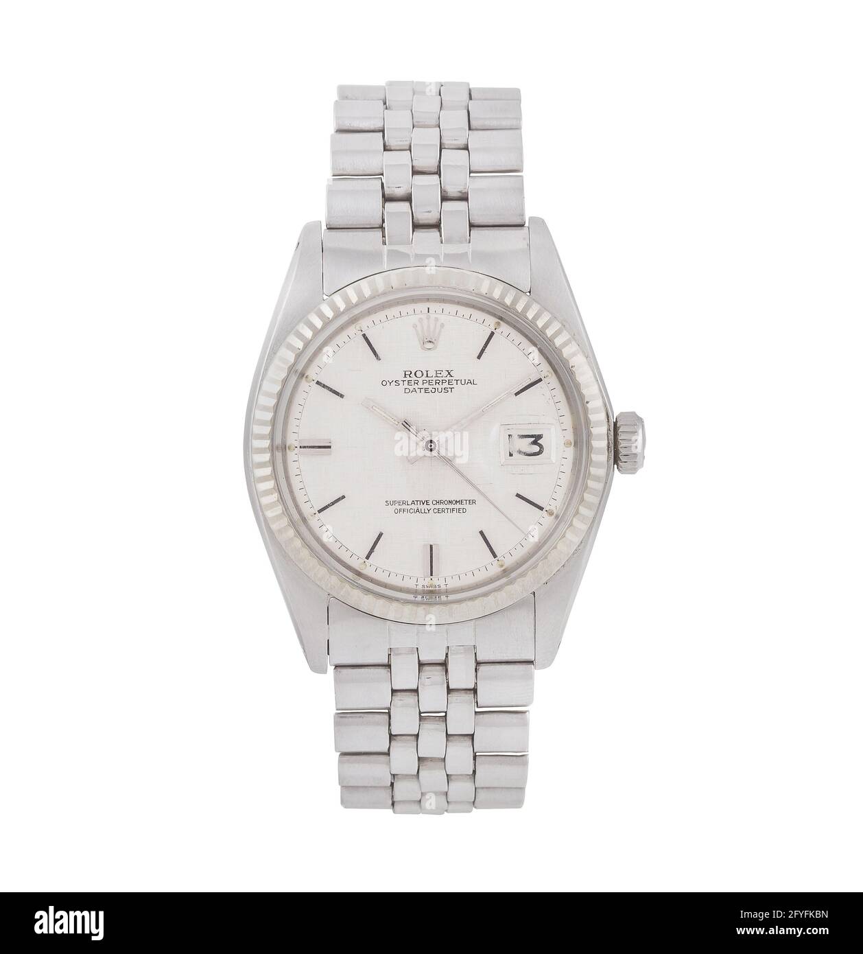 MANILA, PHILIPPINEN - 04. Mai 2015: Teure Luxusuhr isoliert auf weißem Hintergrund Stockfoto