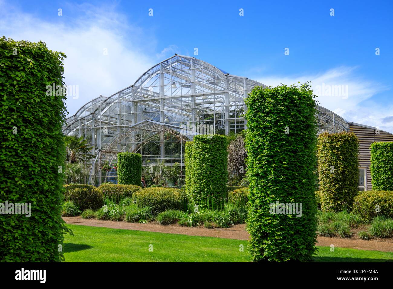The Glasshouse in der RHS Wisley, in der Nähe von Woking, Surrey, England, Großbritannien Stockfoto