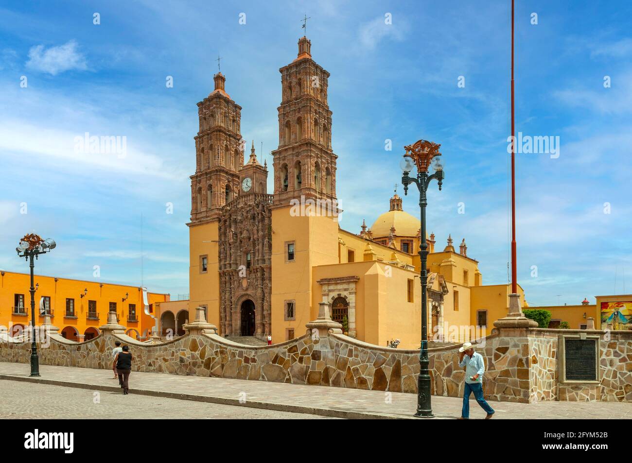 Parroquia de Nuestra Señora de Los Dolores, Dolores Hidalgo, Mexiko Stockfoto