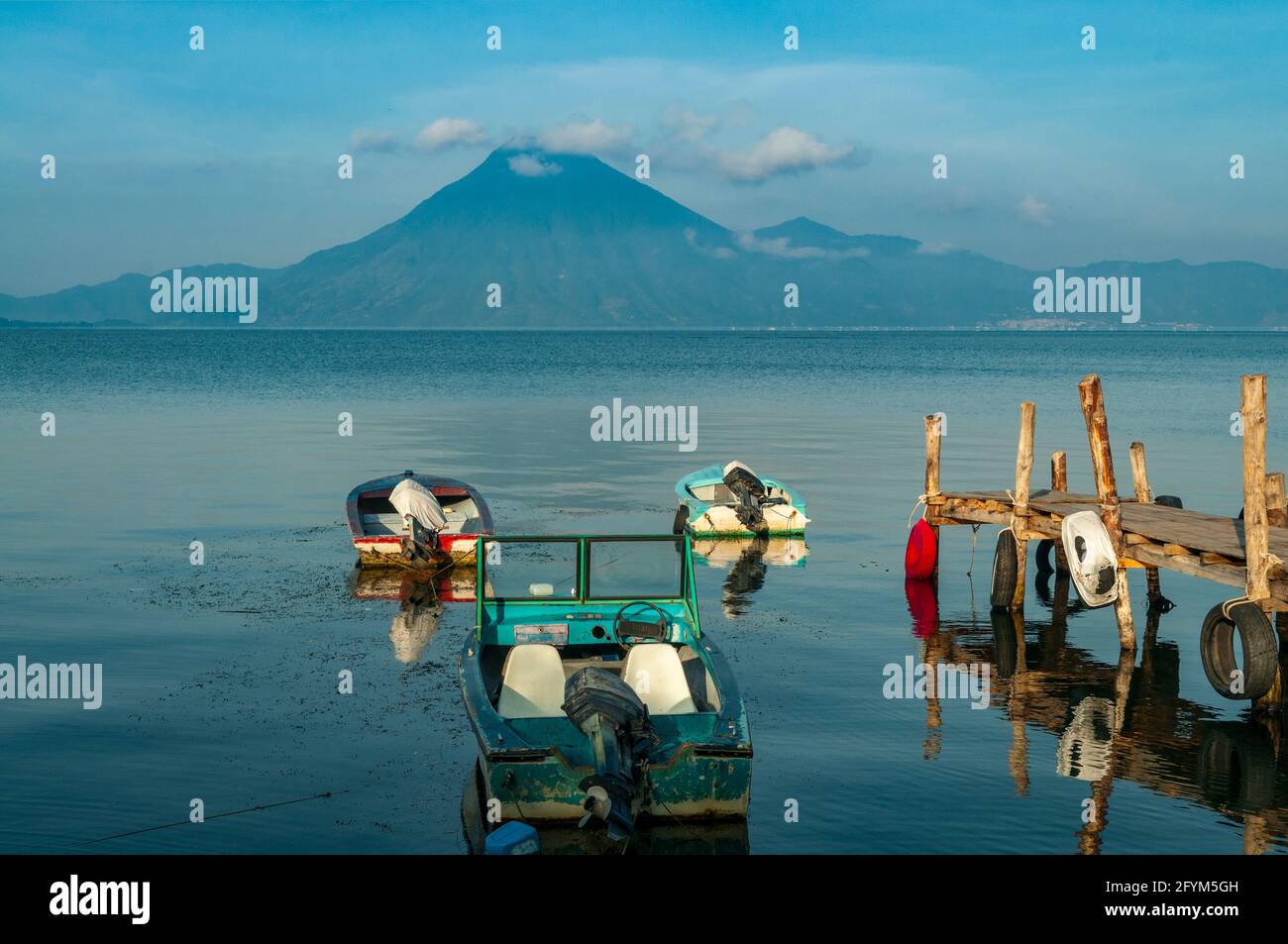 Vulkan San Pedro, Lake Atitlan, Guatemala Stockfoto