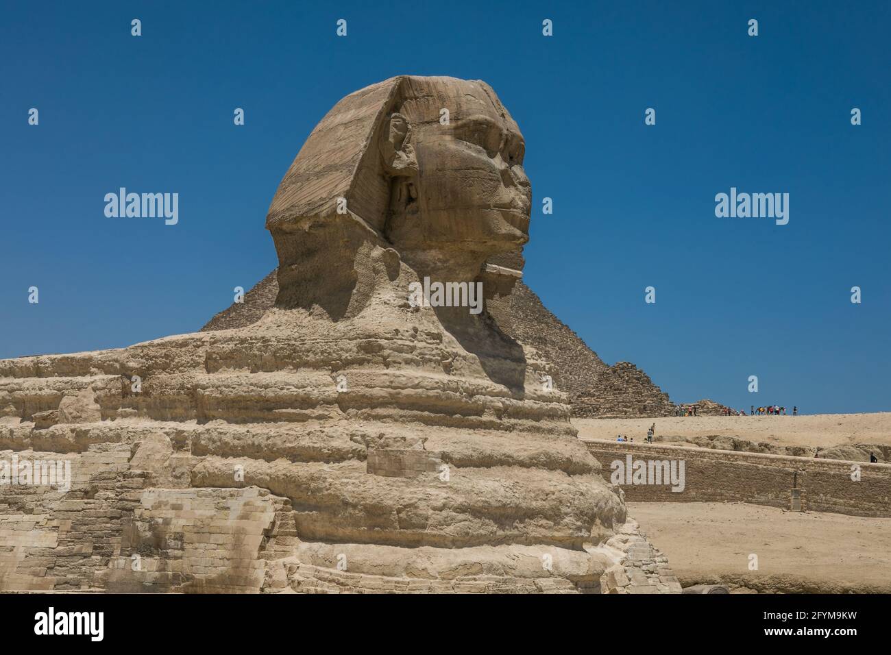 Große Sphinx und Pyramiden des alten Ägypten in Gizeh, Kairo Stockfoto