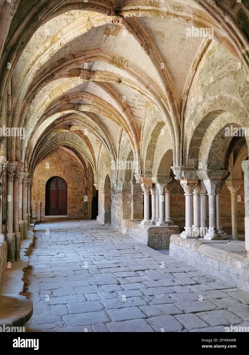 Abtei Fontfroide in der Nähe von Narbonnne Stockfoto