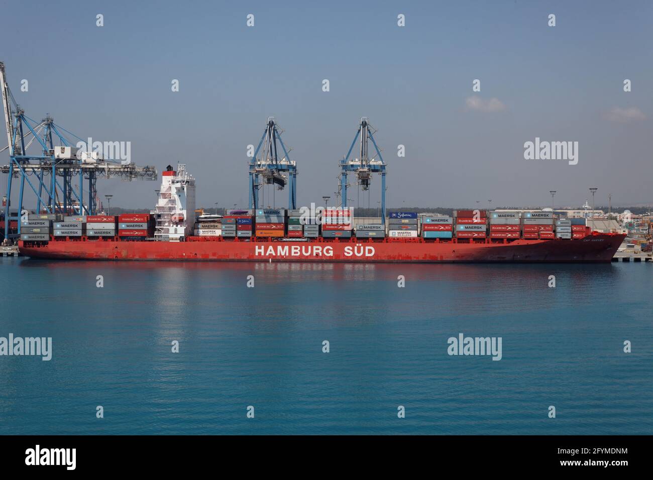 Cap Harvey – IMO 9440801 Stockfoto
