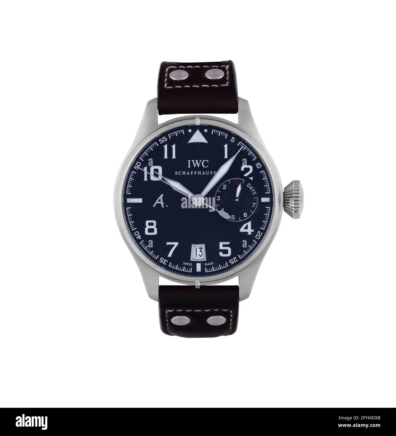 MANILA, PHILIPPINEN - 24. Mai 2017: Teure Luxusuhr isoliert auf weißem Hintergrund Stockfoto