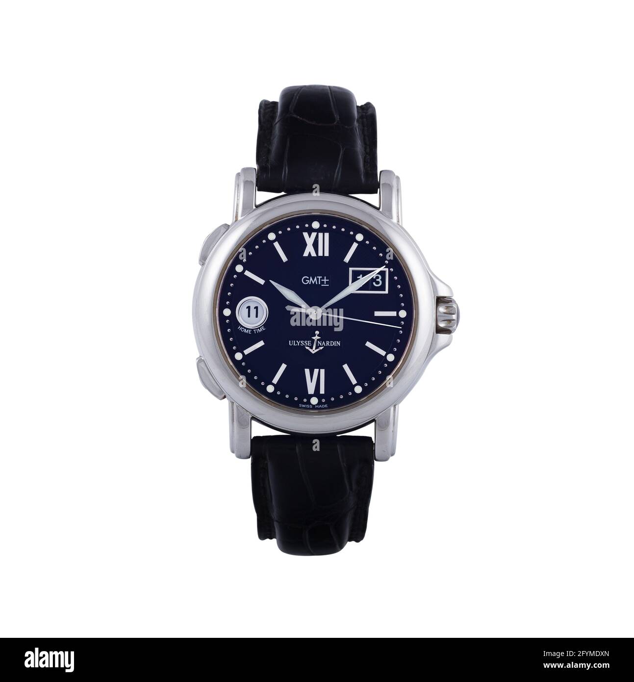 MANILA, PHILIPPINEN - 24. Mai 2017: Teure Luxusuhr isoliert auf weißem Hintergrund Stockfoto