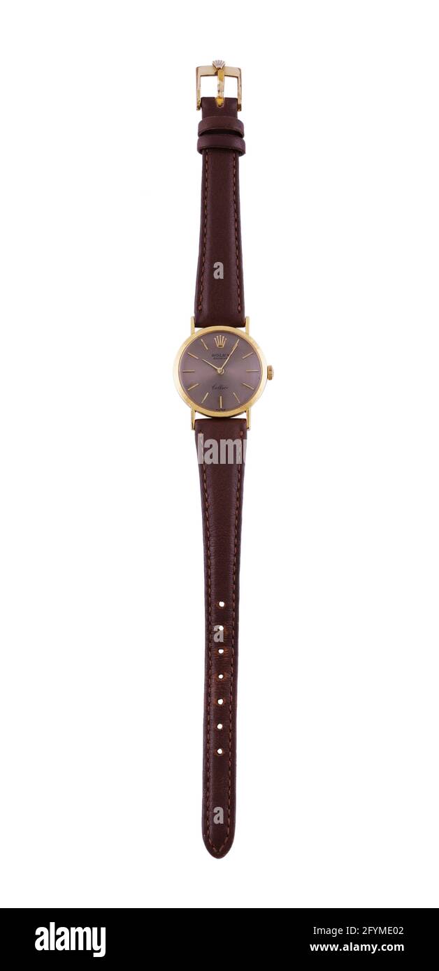 MANILA, PHILIPPINEN - 24. Mai 2017: Teure Luxusuhr isoliert auf weißem Hintergrund Stockfoto