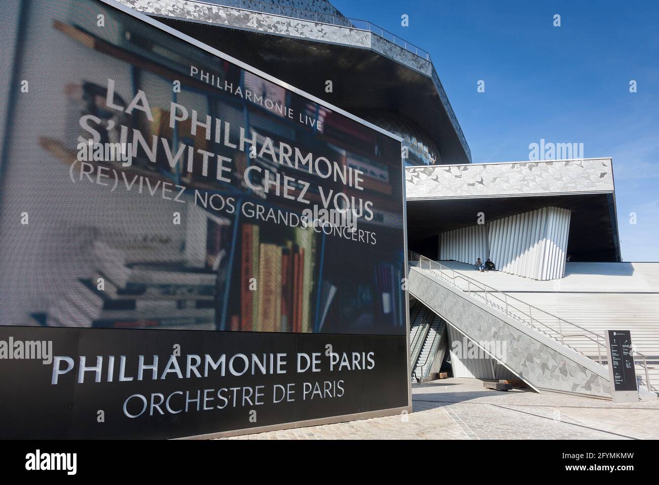 Philharmonie von Paris, Ile-de-france, Frankreich Stockfoto