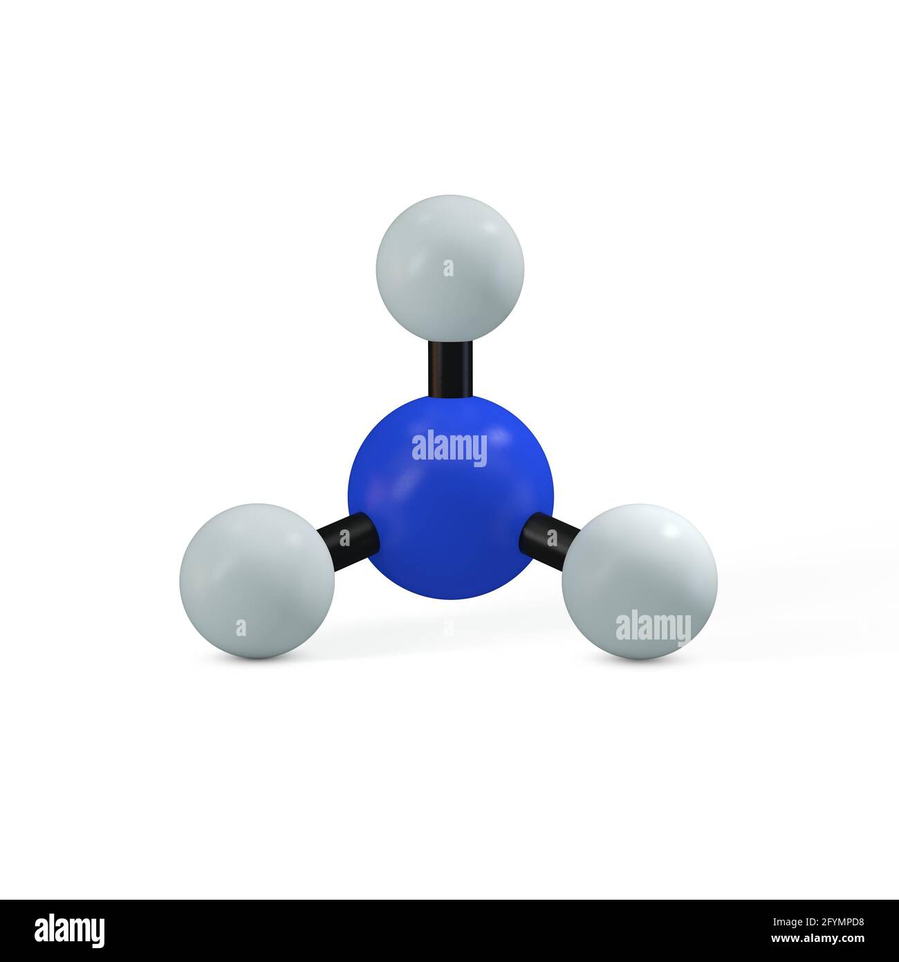 Ammonia nh3 molecule chemical structure Fotos und Bildmaterial in