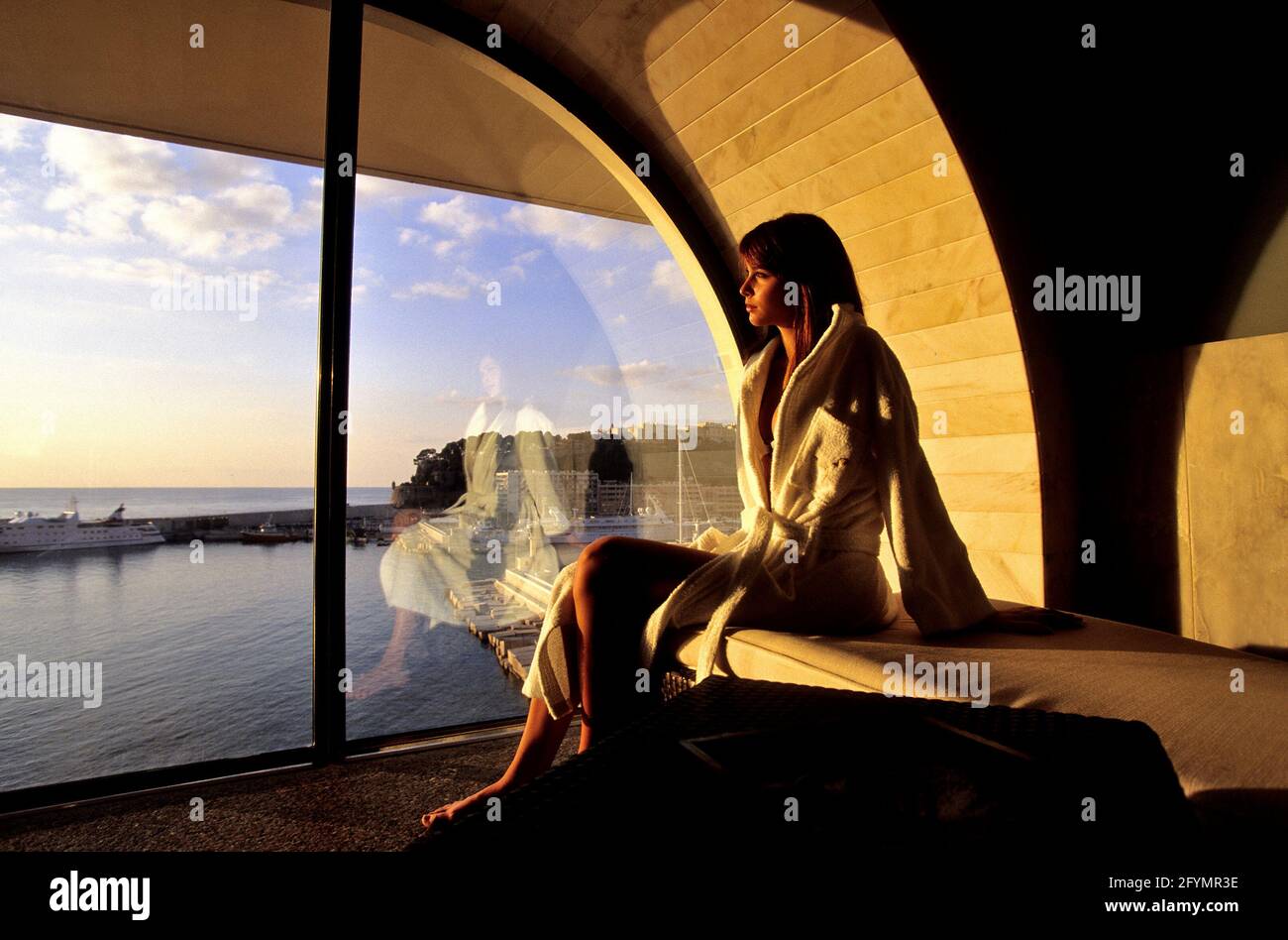 PRINCIPALTY VON MONACO. HYDROTHERAPIE Stockfoto