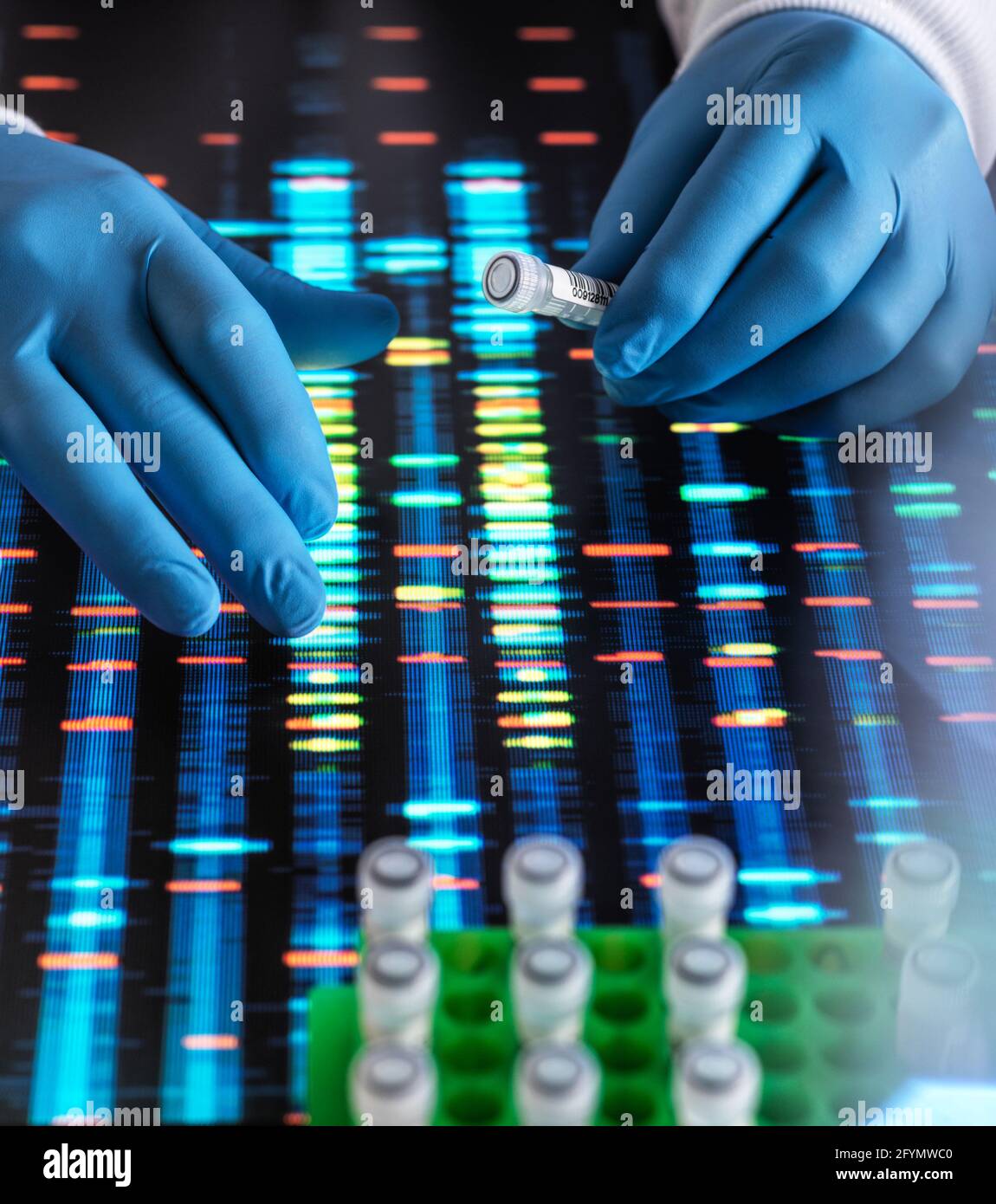 DNA-Forschung Stockfoto