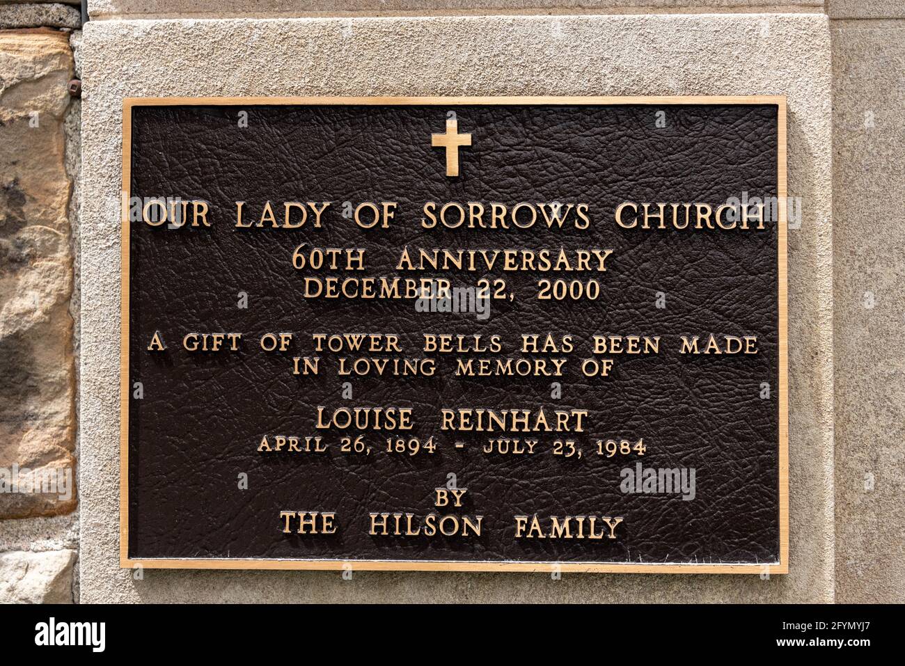 Church of Our Lady of Sorrows, Außenarchitektur, Toronto, Kanada Stockfoto