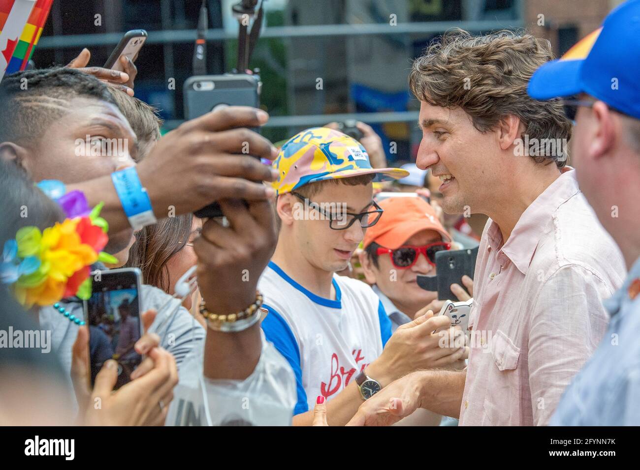 Pride Parade-Festveranstaltung, Toronto, Kanada – 3. Juli 2016 Stockfoto