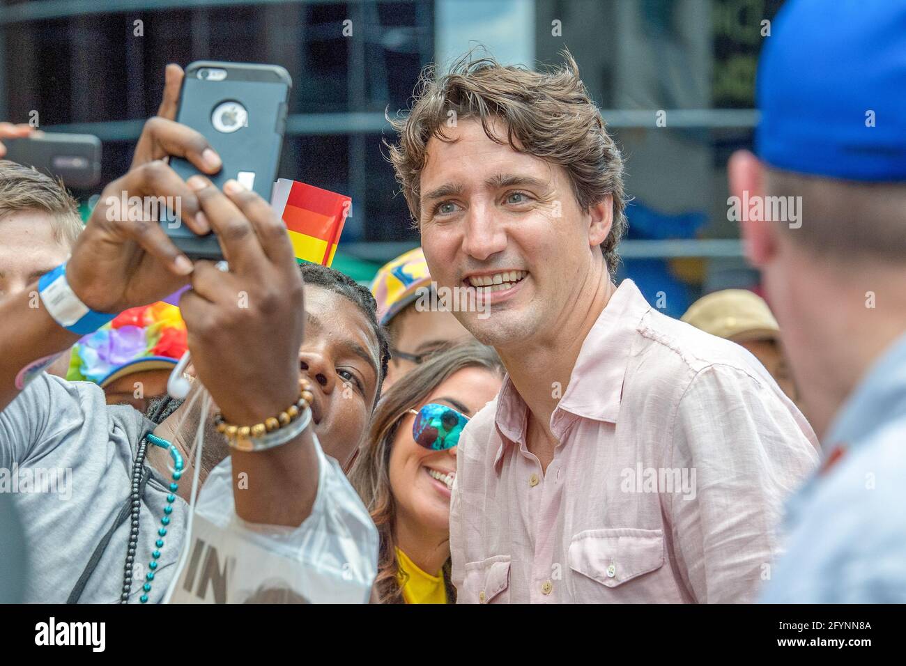 Pride Parade-Festveranstaltung, Toronto, Kanada – 3. Juli 2016 Stockfoto