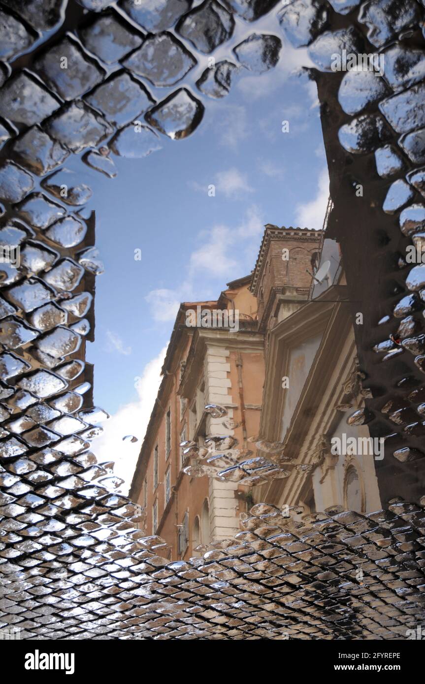 Pozzanghera a a Roma Stockfoto