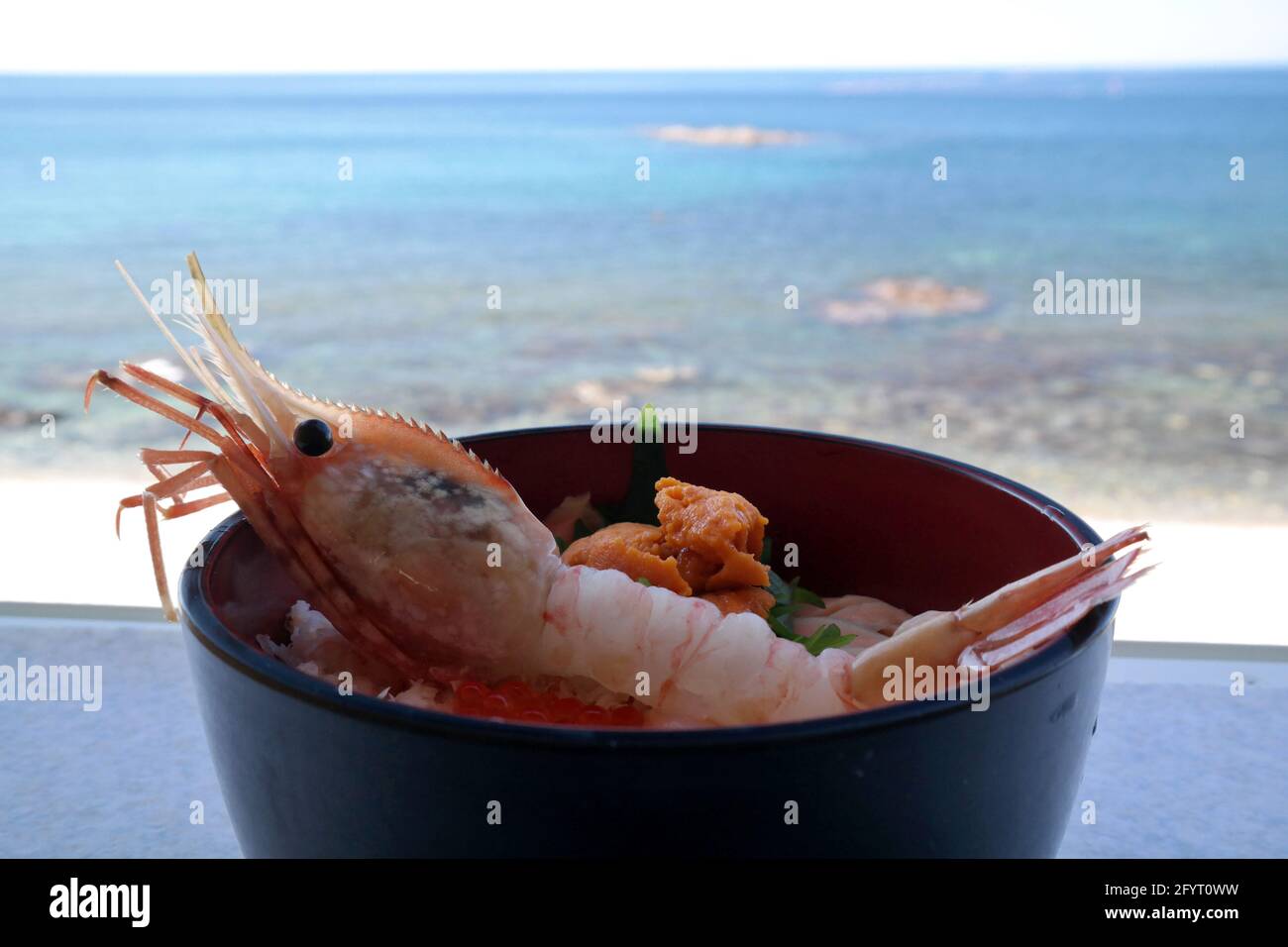 Sashimi: Frische japanische Meeresfrüchte Stockfoto