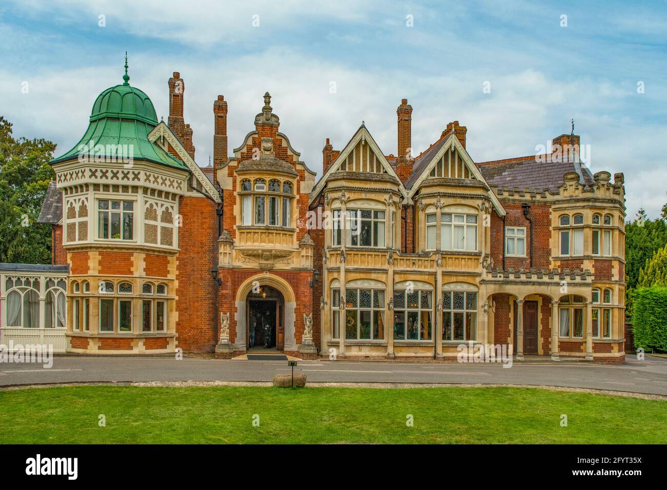 Bletchley Park Mansion, Milton Keynes, Buckinghamshire, England Stockfoto