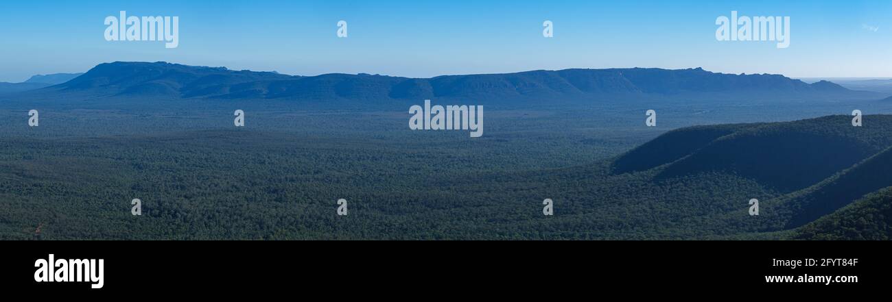 Blick vom Reed Lookout, Grampians National Park, Victoria, Australien Stockfoto