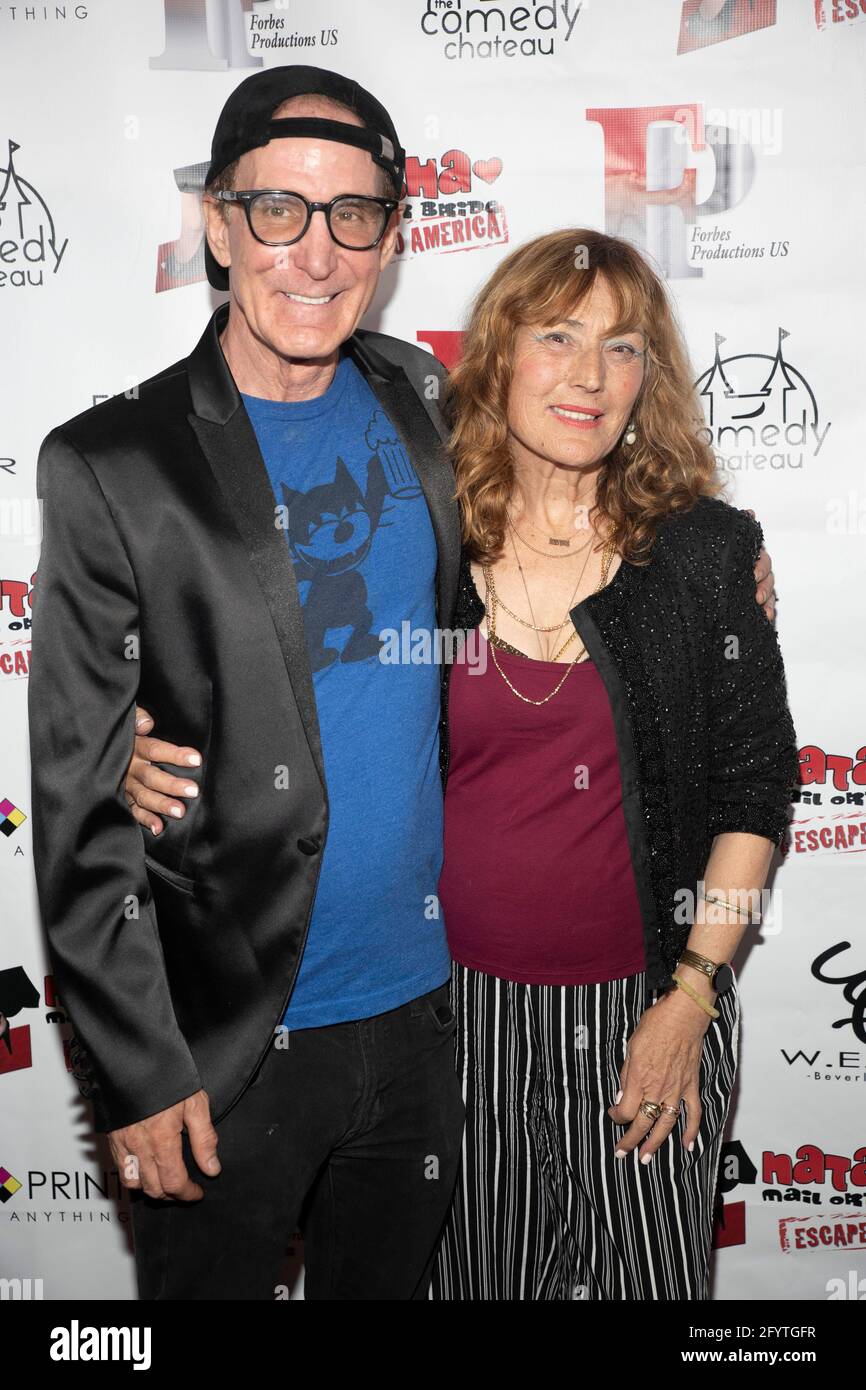 North Hollywood, Kalifornien, USA. Mai 2021. Felix McNulty, Mira Wilder besuchen Forbes Productions Presents: The Stained Red Carpet im Comedy Chateau, North Hollywood, CA am 29. Mai 2021 Quelle: Eugene Powers/Alamy Live News Stockfoto