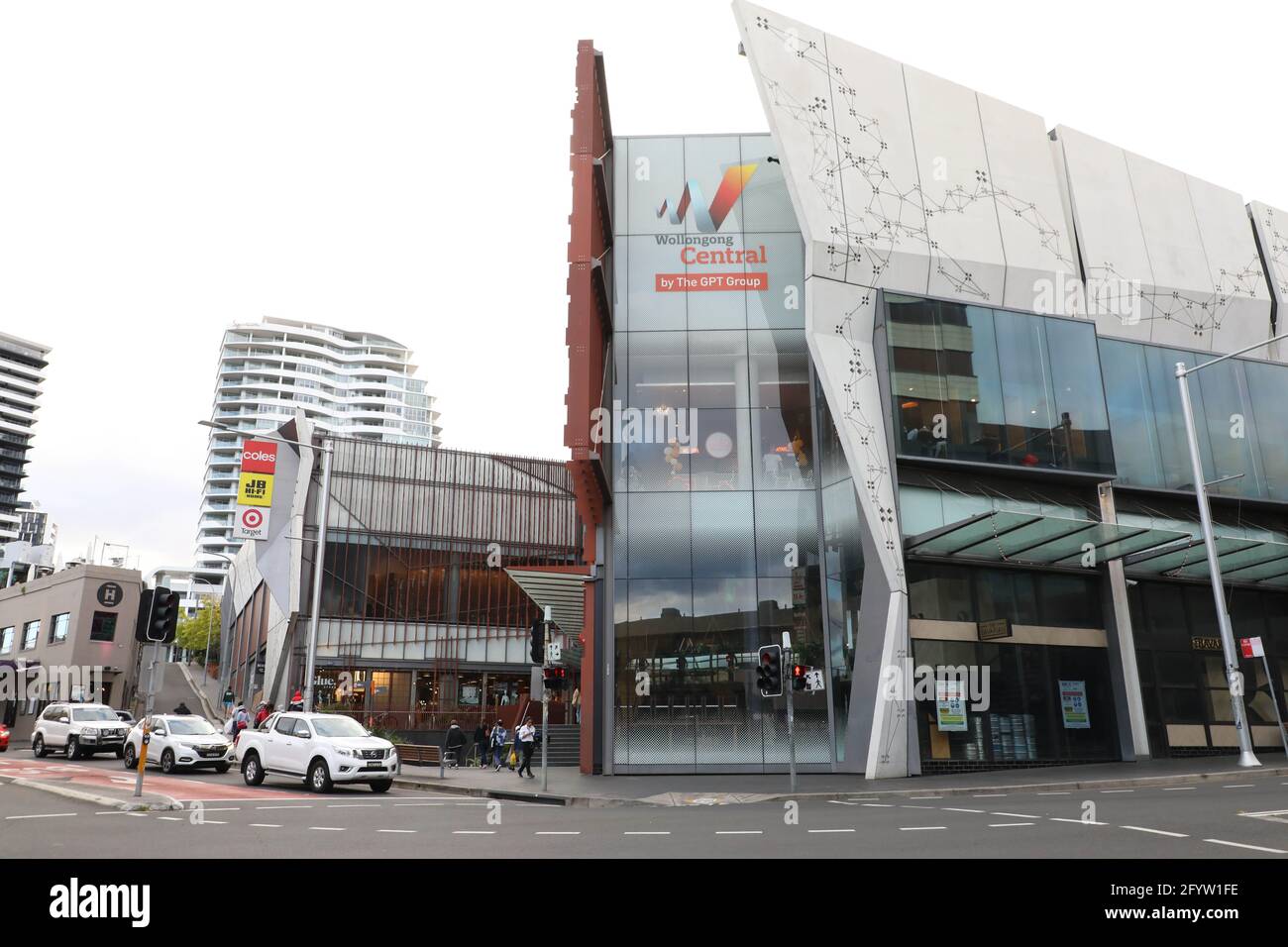 Wollongong Central Shopping Mall, Wollongong, NSW, Australien Stockfoto