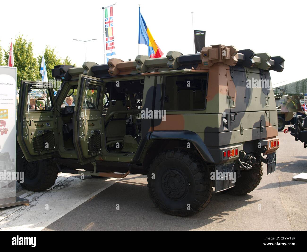 Paris, Frankreich - Juni 18.2008: Iveco LMV (Light Multi-Role Vehicle) auf der Eurosatory 2008 Stockfoto