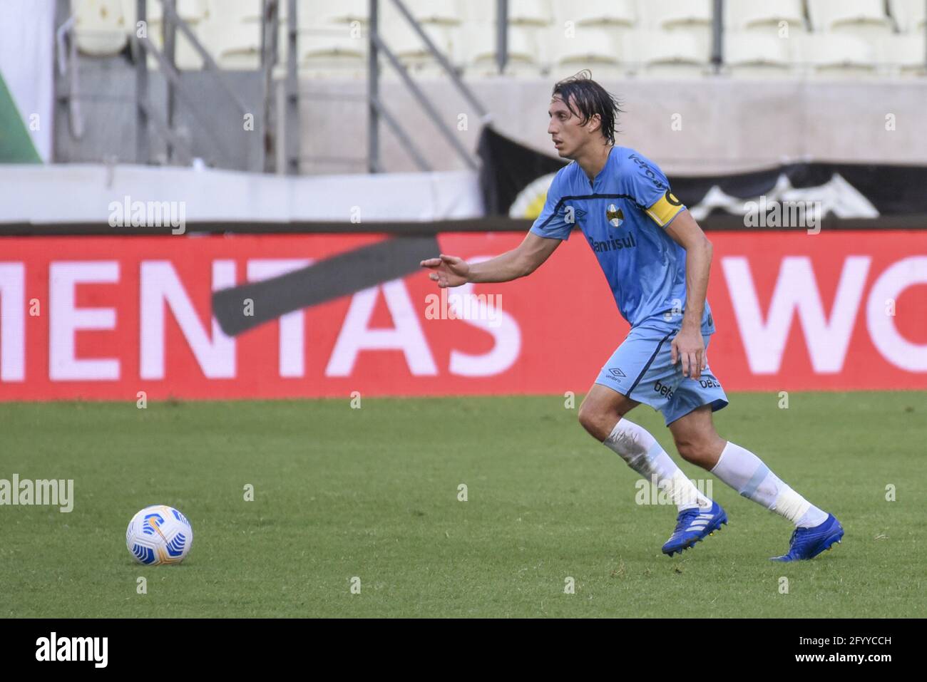 Fortaleza, Brasilien. Mai 2021. Geromel von Gremio während des Fußballspiels der brasilianischen Liga (Campeonato Brasileiro Serie A) zwischen Ceara und Gremio in der Castelao Arena in Fortaleza, Brasilien. Kredit: SPP Sport Pressefoto. /Alamy Live News Stockfoto