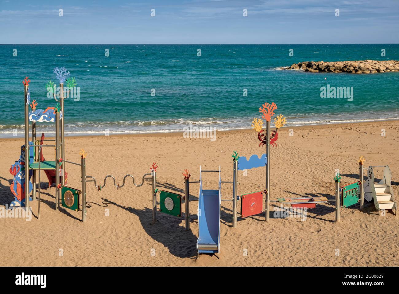 Strand del Forti, Vinaros, costa del Azahar, Provinz Castellon, Bundesland Valencia, Spanien, Europa Stockfoto