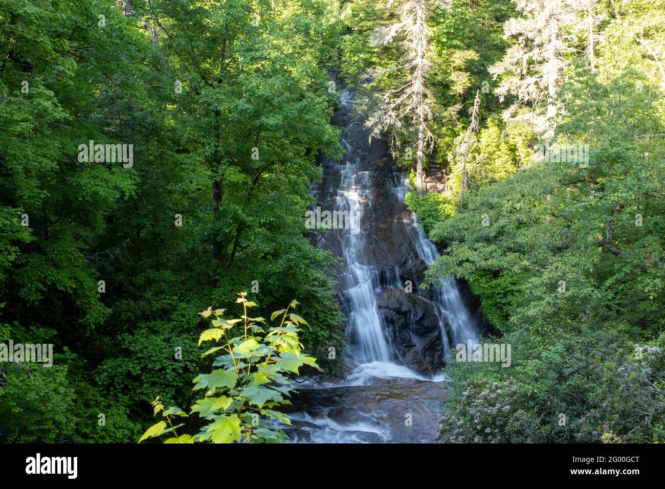 Connestee Falls in North Carolina Stockfoto