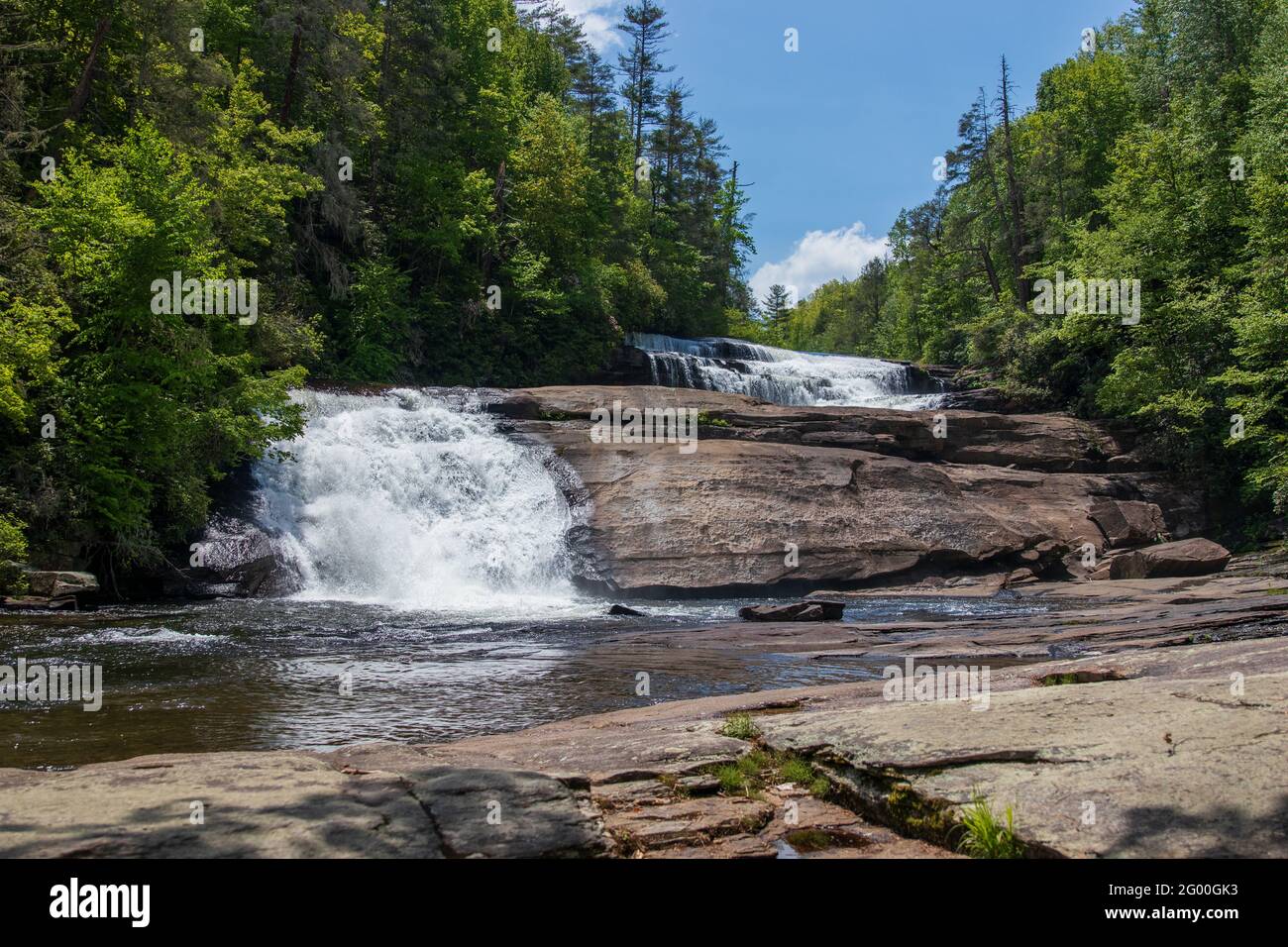 Triple Falls Transylvania County North Carolina Stockfoto