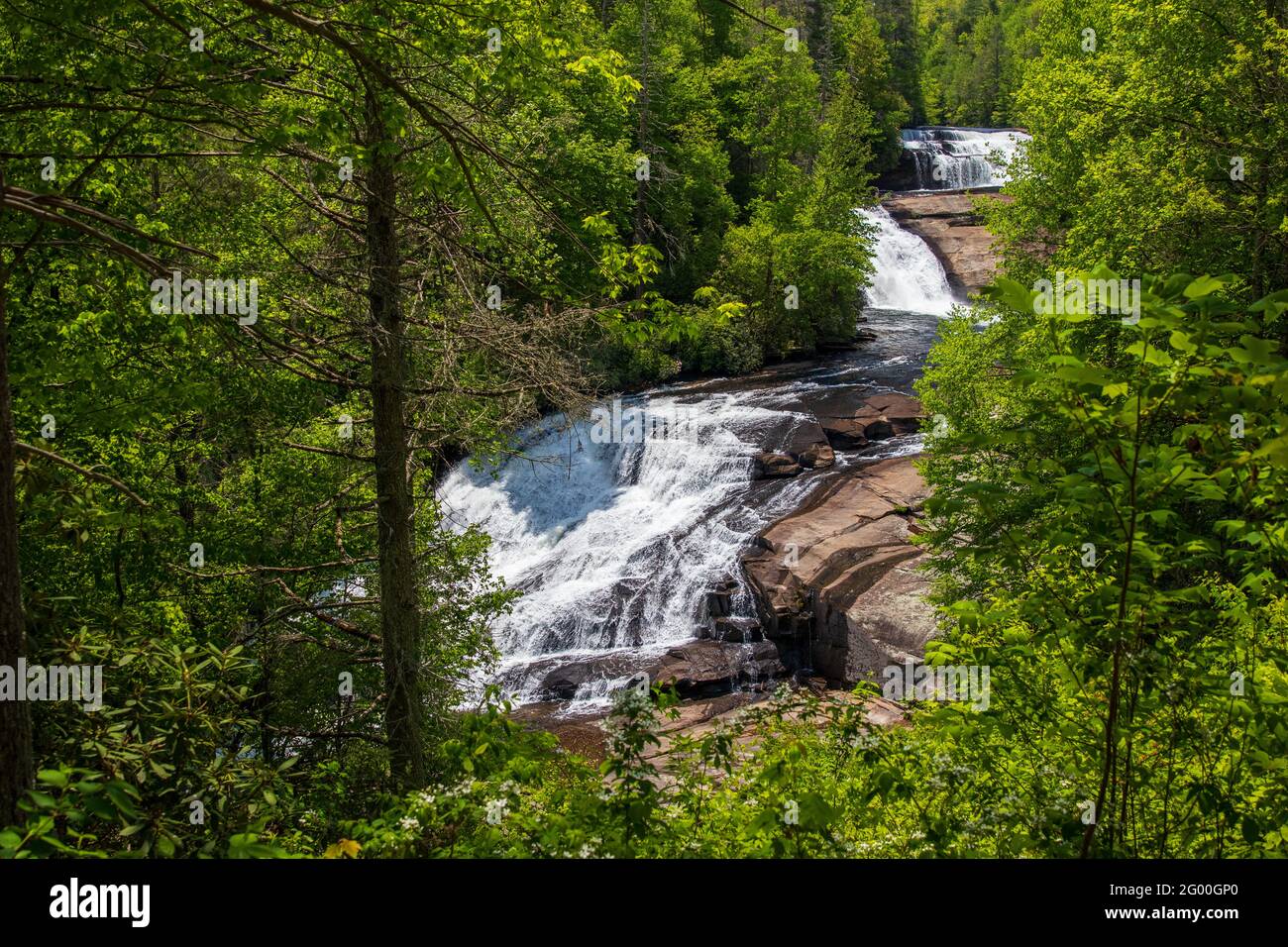 Triple Falls Transylvania County North Carolina Stockfoto
