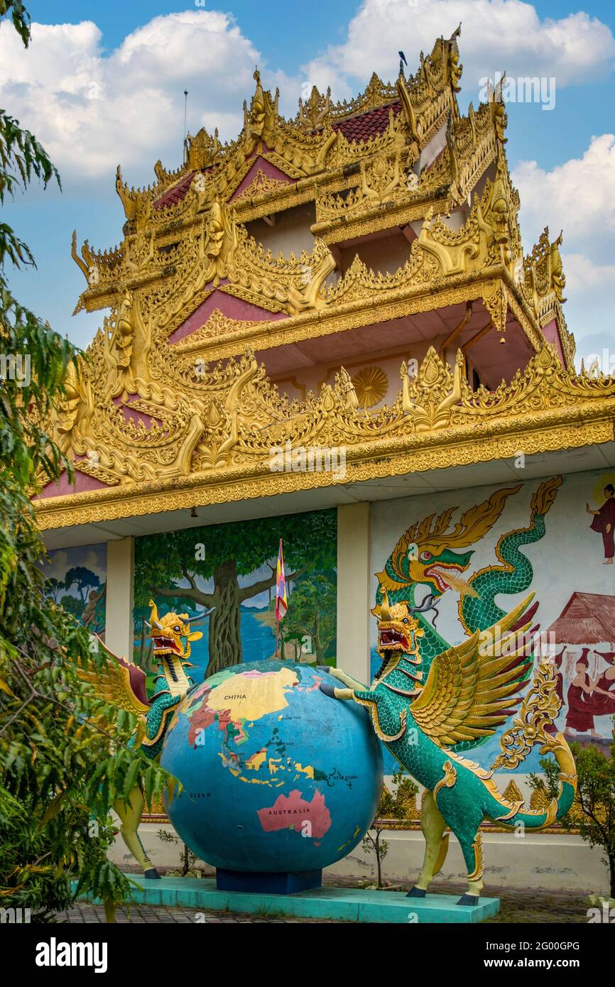 Dharmikarama-Tempel in Georgetown, Penang, Malaysia Stockfoto