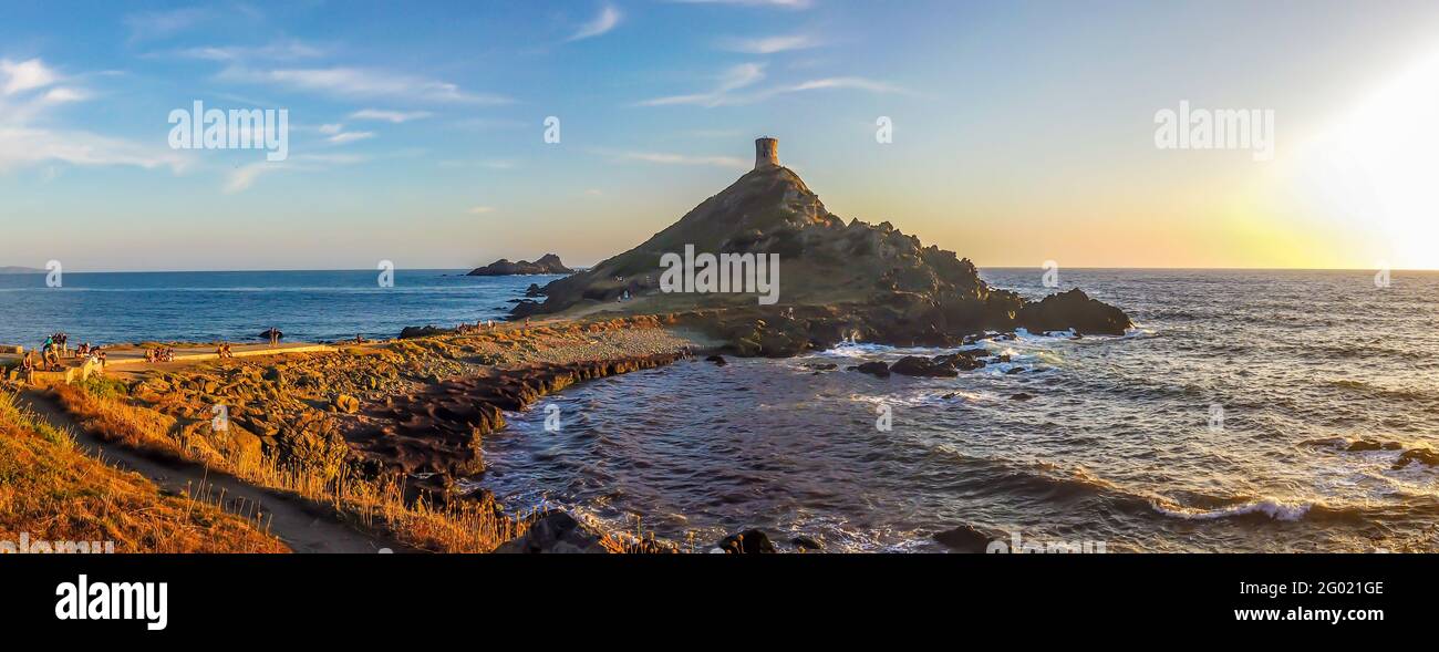 FRANKREICH. CORSE DU SUD (2A) AJACIO. SANGUINAIRES-INSELN Stockfoto