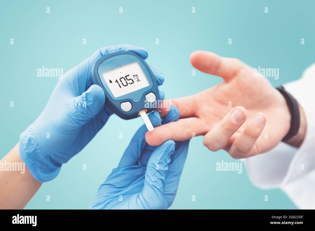 Test Auf Diabetes Beim Arzt www.alamy.de