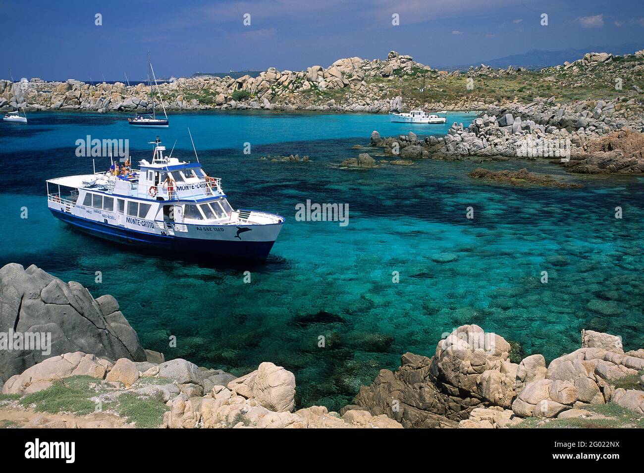 FRANKREICH. CORSE DU SUD (2A) LAVEZZI-INSELN Stockfoto