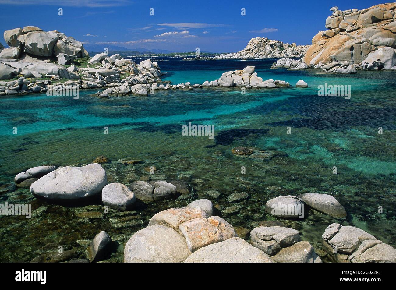 FRANKREICH. CORSE DU SUD (2A) LAVEZZI-INSELN Stockfoto