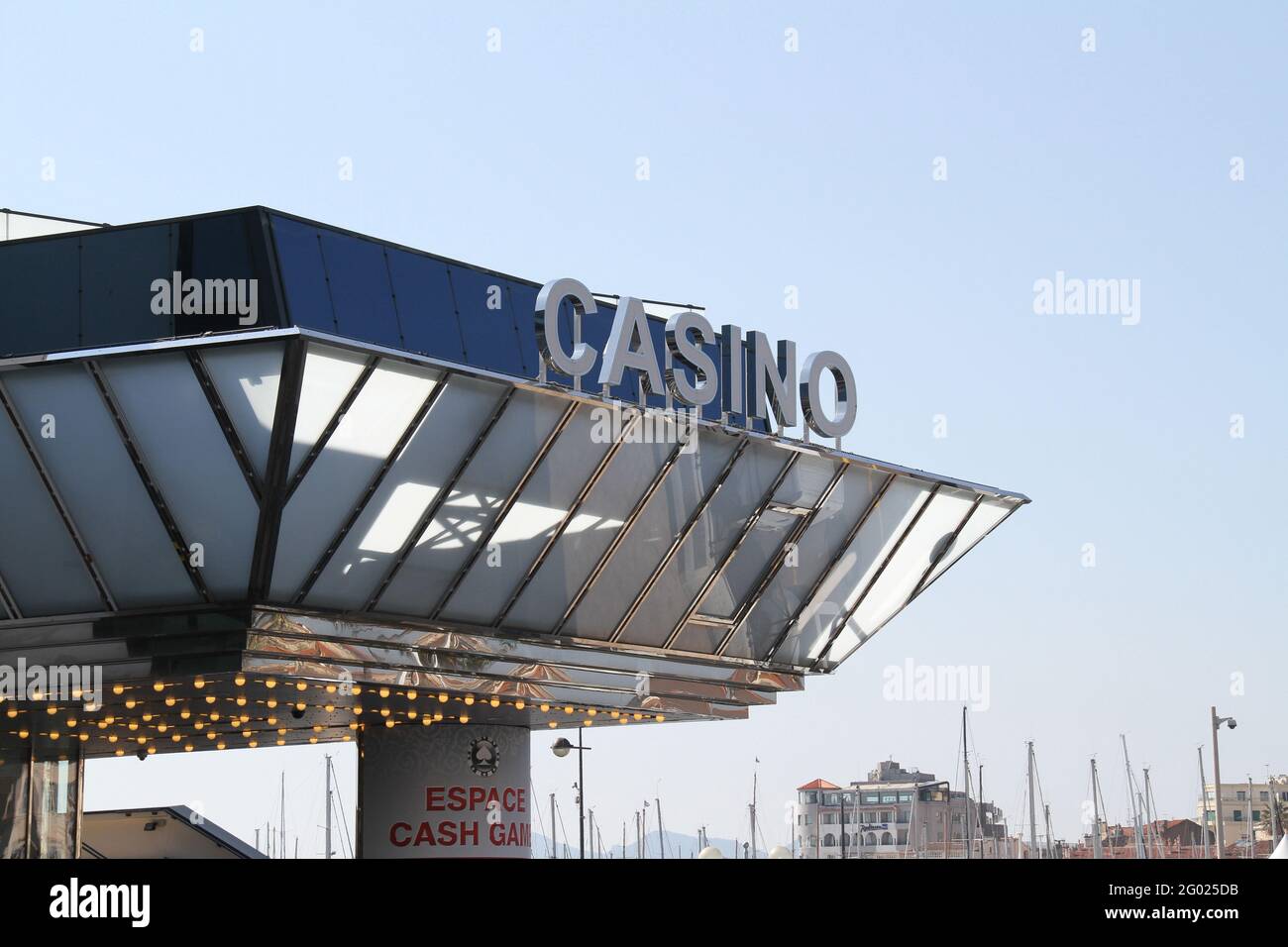 FRANKREICH ALPES-MARITIMES (06) CANNES. PALAST DER FESTIVALS, KONFERENZEN MIPIM, CASINO Stockfoto