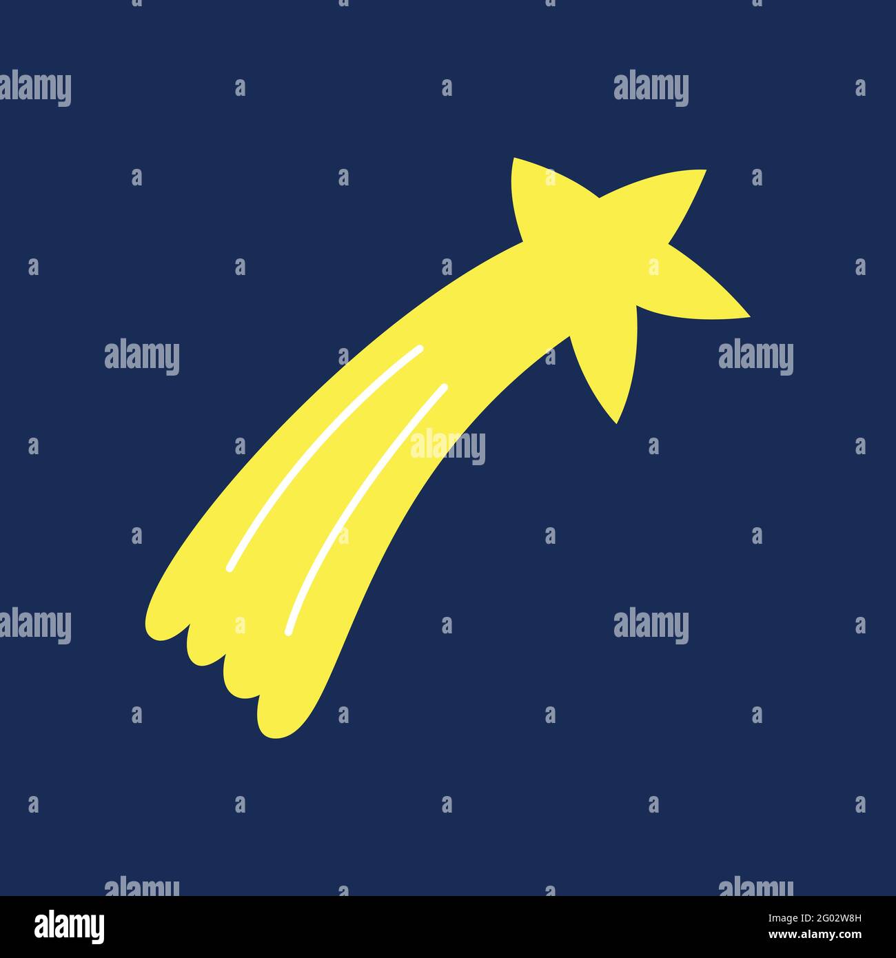 Sternschnuppe. Weihnachtsstern der Ikone von Bethlehem. Vektorgrafik  Stock-Vektorgrafik - Alamy