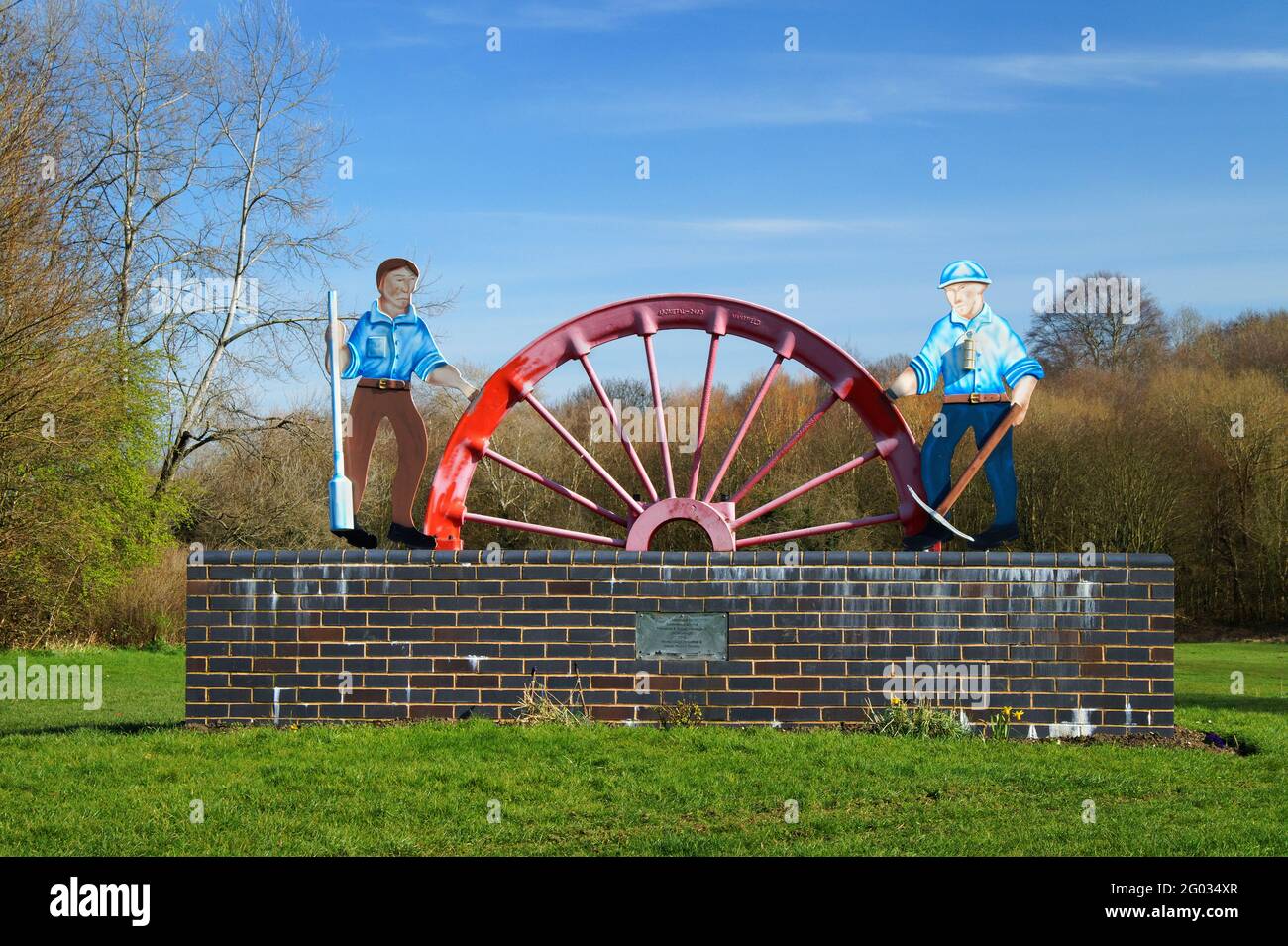 Großbritannien, South Yorkshire, Barnsley, Worsbrough Industrial Heritage Monument Stockfoto