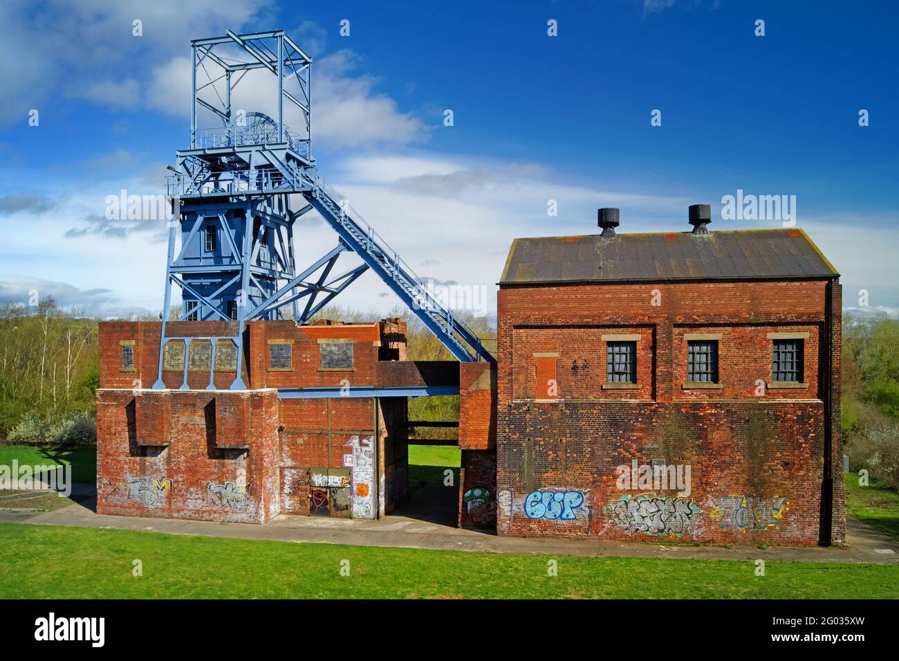 Großbritannien, South Yorkshire, Barsley Main Colliery Stockfoto