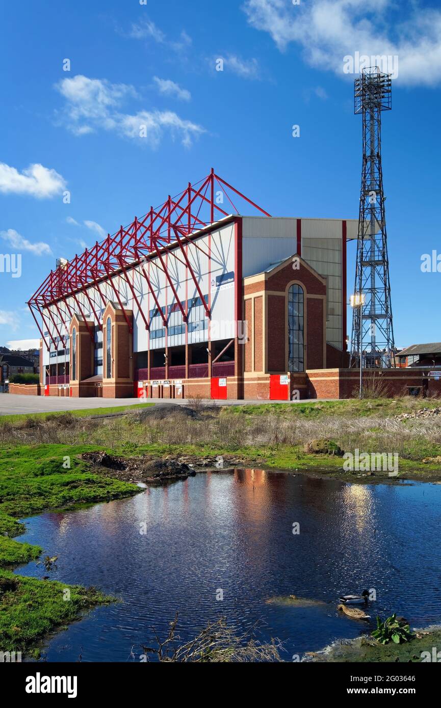 Großbritannien, South Yorkshire, Barnsley, Oakwell Stadium, Heimstadion des Barnsley FC Stockfoto