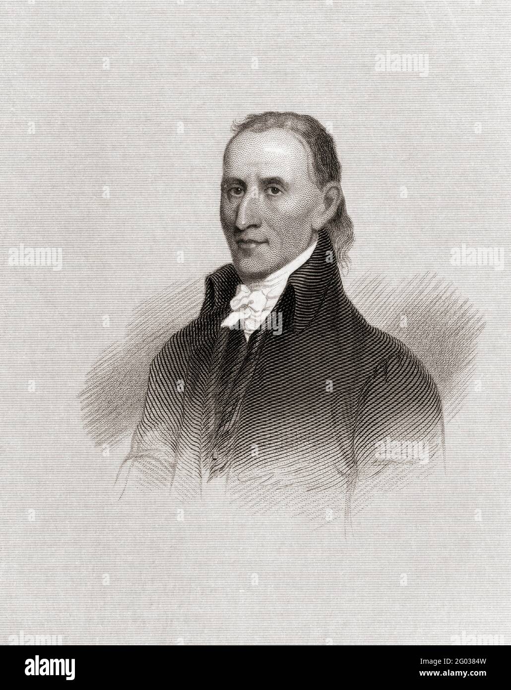 Marinus Willett, 1740 – 1830. Angesehener amerikanischer revolutionärer Soldat und Politiker, der zum 48th Bürgermeister von New York City wurde. Nach einem Stich von John Rogers. Stockfoto