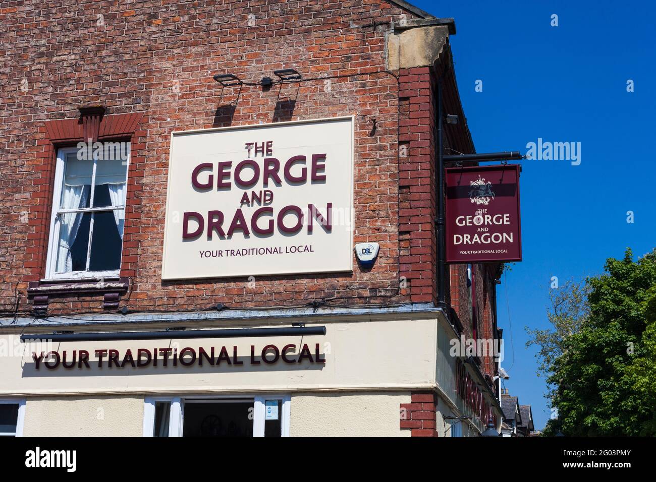 George and Dragon Pub in Norton on on Tees, England, Großbritannien Stockfoto