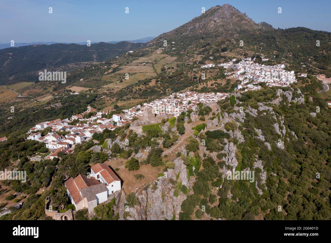 Gemeinde Gaucin in der Comarca des Genal-Tals, Andalusien Stockfoto